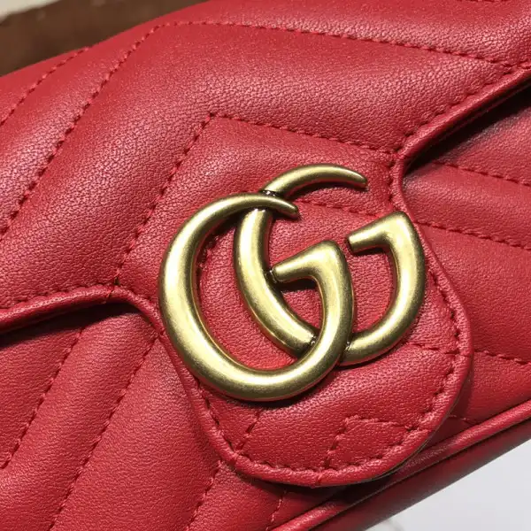 Frstbag ru Gucci GG Marmont belt bag-16.5*10*5cm