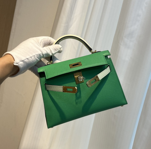 [FREE SHIPPING] HERMES KELLY MINI II ALL HANDMADE