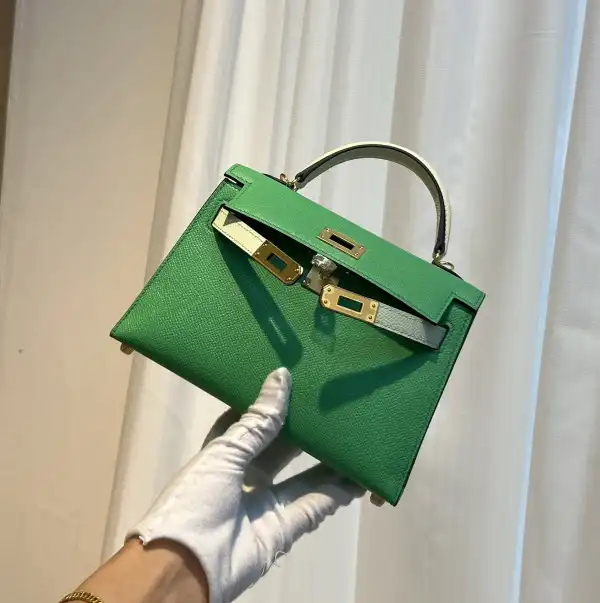 Cheap HOT SALE HERMES KELLY MINI II ALL HANDMADE