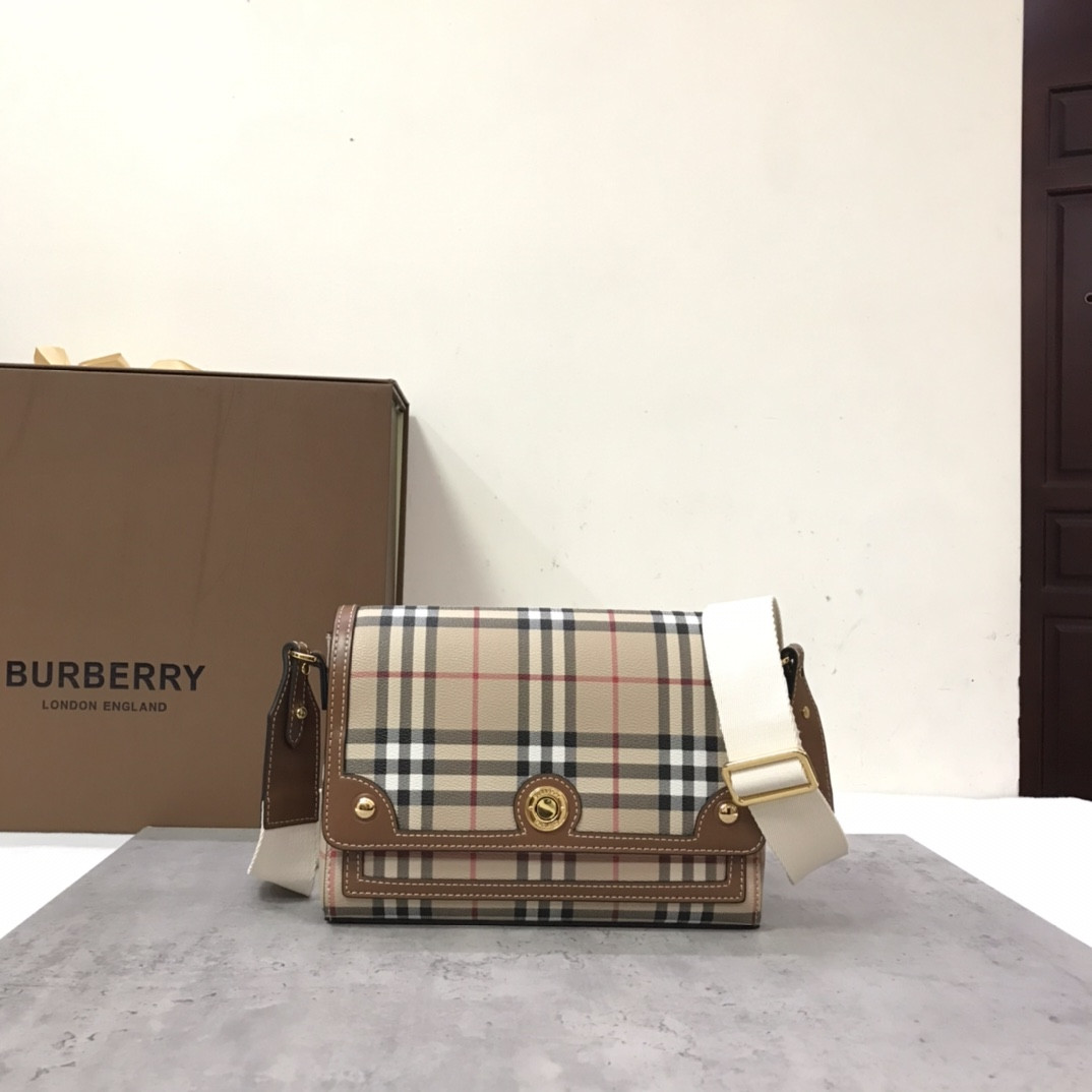 HOT SALE BURBERRY Note Crossbody Bag-25-8.5-18cm