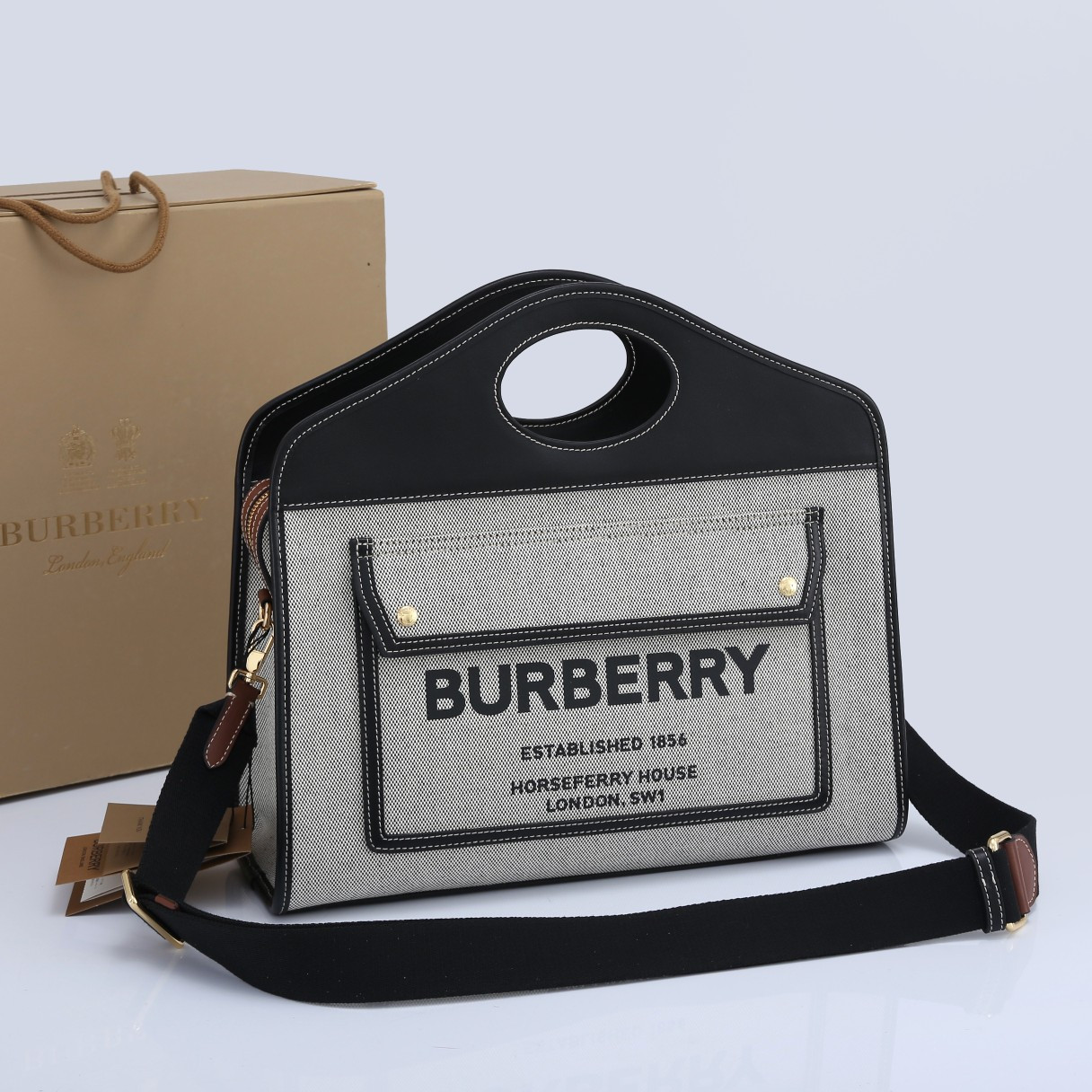 HOT SALE BURBERRY Pocket Bag-37*15*34CM