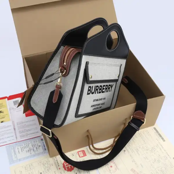 BURBERRY Pocket Bag-37*15*34CM