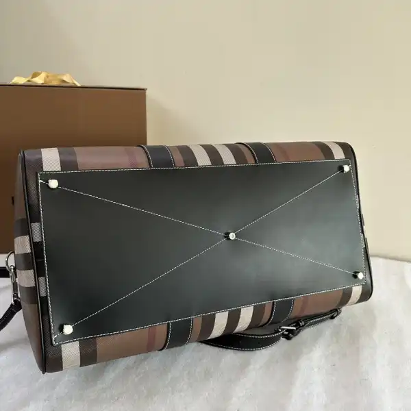 BURBERRY Check Bowling Bag-49*25*28CM