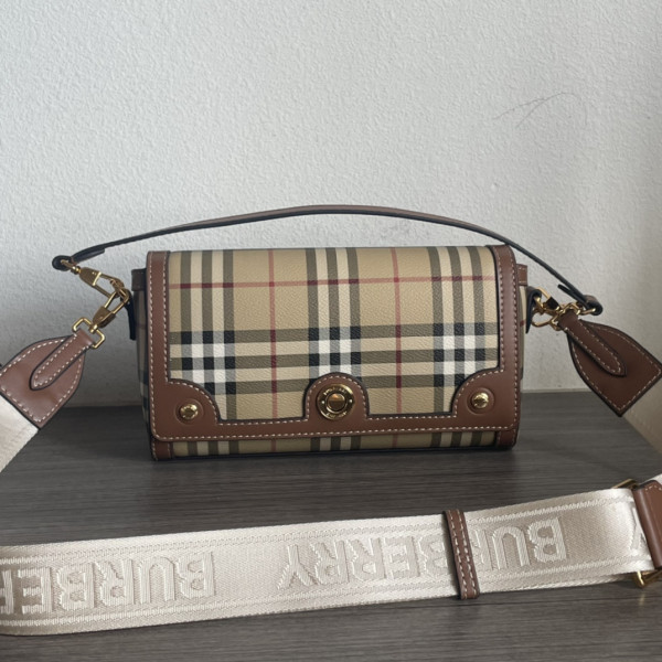 HOT SALE BURBERRY Top Handle Note Bag-24*8*14cm