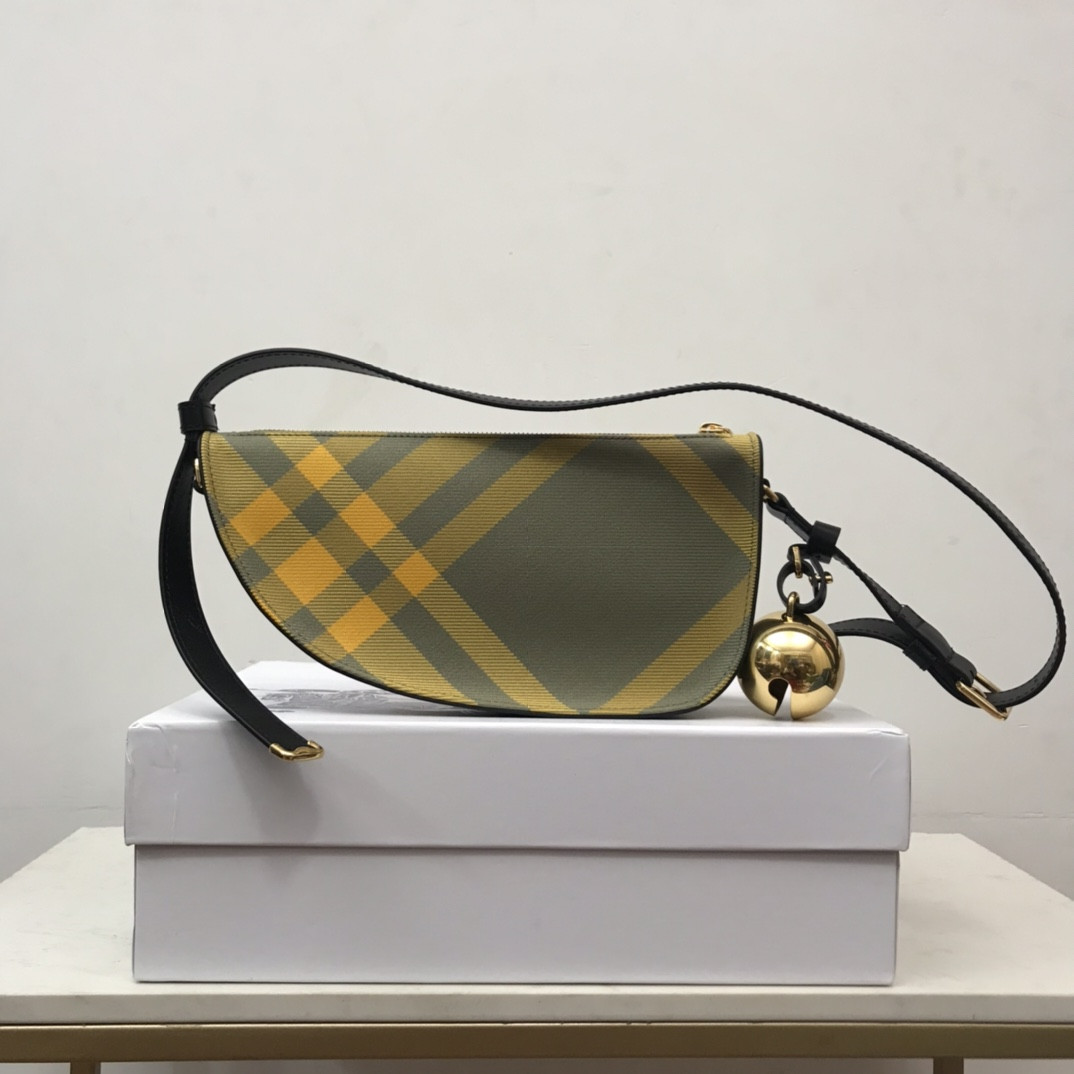 HOT SALE BURBERRY Mini Shield Sling Bag-26*5.5*13.5cm