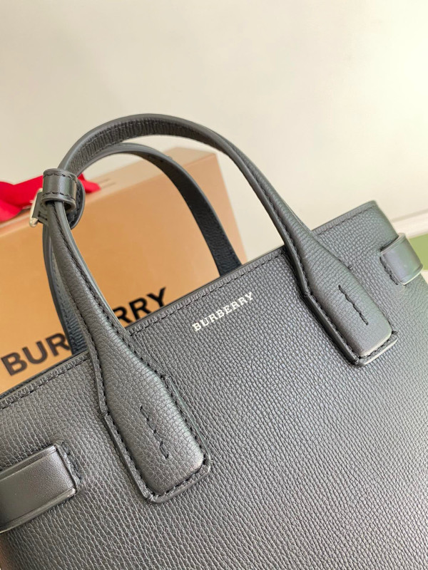 HOT SALE BURBERRY Check Bowling Bag-26*12*19CM