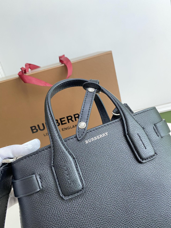 HOT SALE BURBERRY Check Bowling Bag-26*12*19CM