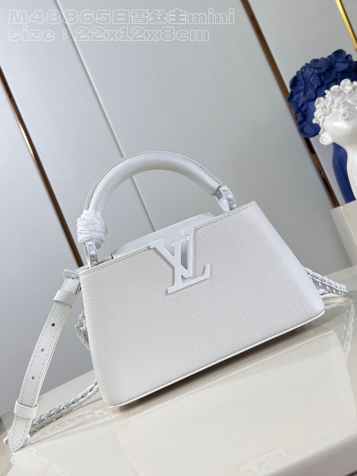 [FREE SHIPPING] LOUIS VUITTON CAPUCINES MINI-22*12*8CM