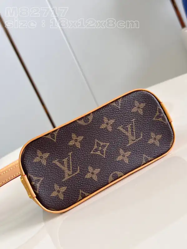 LOUIS VUITTON Nano Alma-18*12*8cm