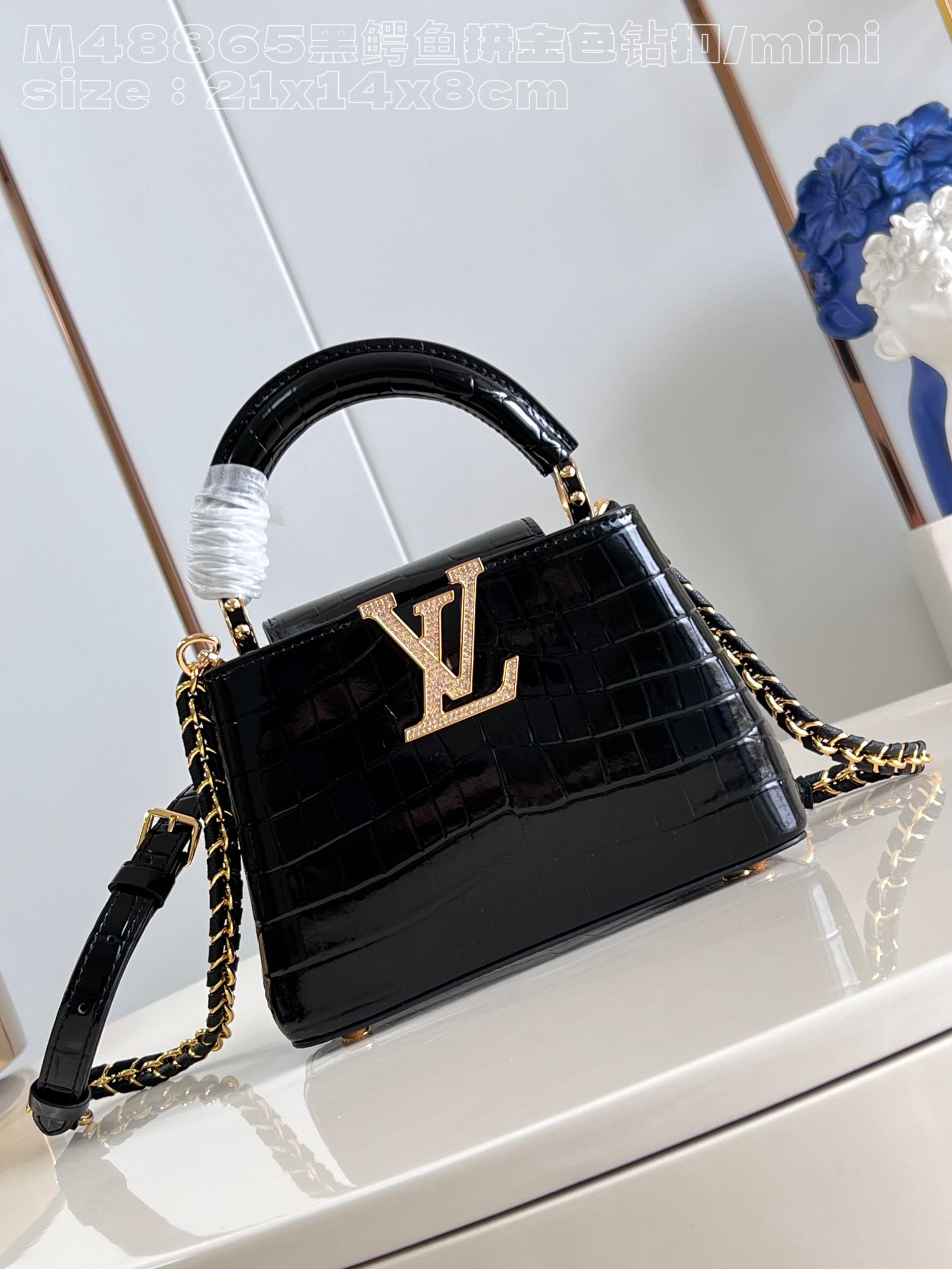 HOT SALE LOUIS VUITTON CAPUCINES MINI-21*14*8CM