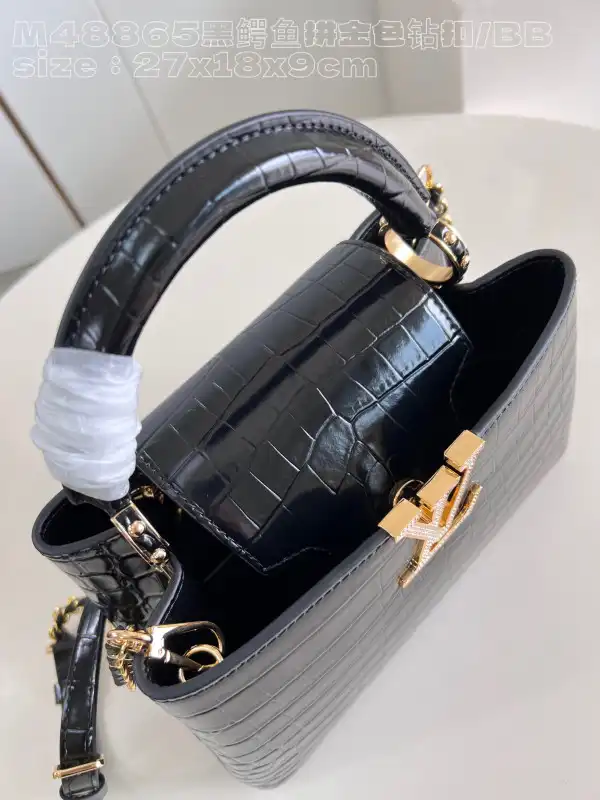 Affordable LOUIS VUITTON CAPUCINES BB-27*18*9CM