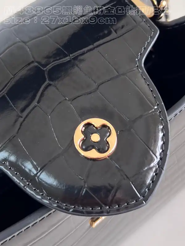 First bag ru LOUIS VUITTON CAPUCINES BB-27*18*9CM