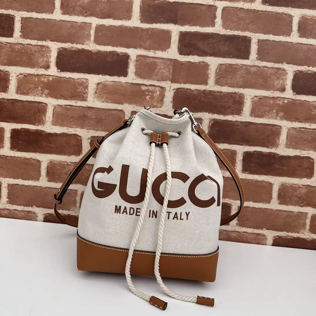 Frstbag ru SMALL SHOULDER BAG WITH GUCCI PRINT-22.5*31*15CM