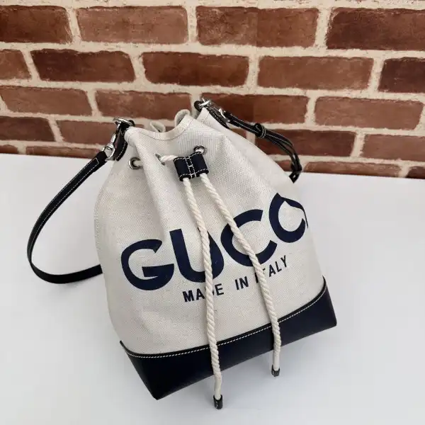 SMALL SHOULDER BAG WITH GUCCI PRINT-22.5*31*15CM