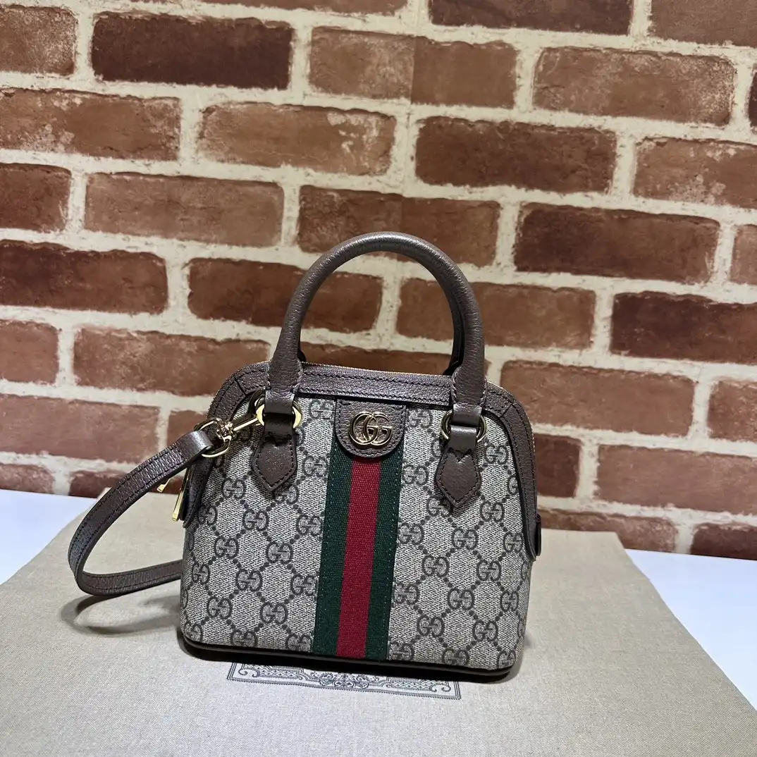 gucci OPHIDIA GG SMALL TOTE BAG-20*20.5*7.5cm