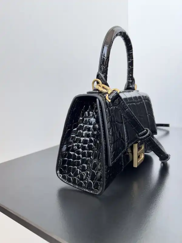 First bag ru Balenciaga XS Hourglass Bag-13*8*19CM