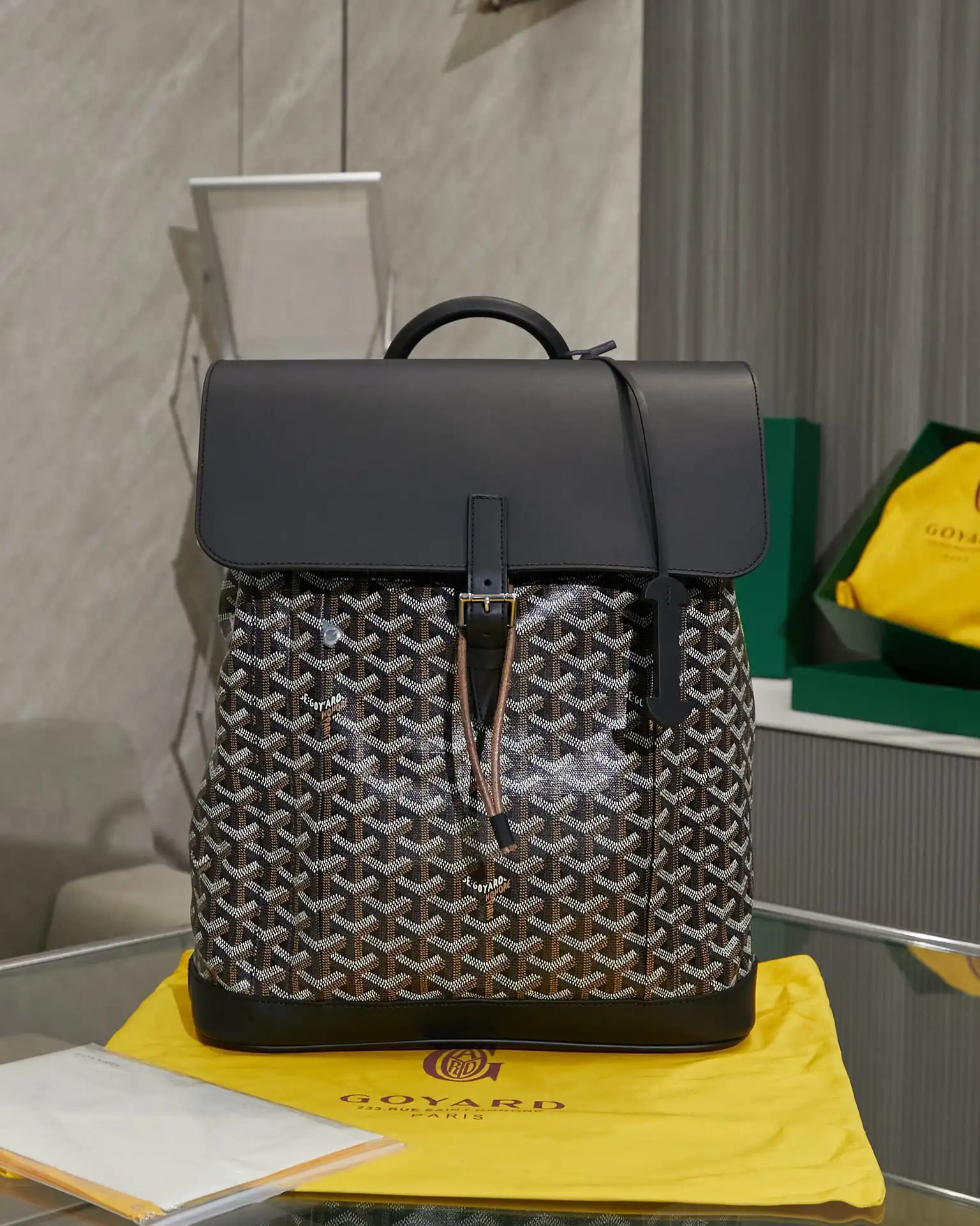 First Bag Ru GOYARD Alpin Backpack-32*15.5*39cm