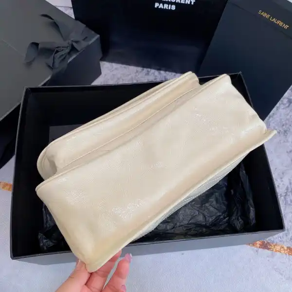 YSL NIKI MEDIUM IN VINTAGE LEATHER-28*20*8CM