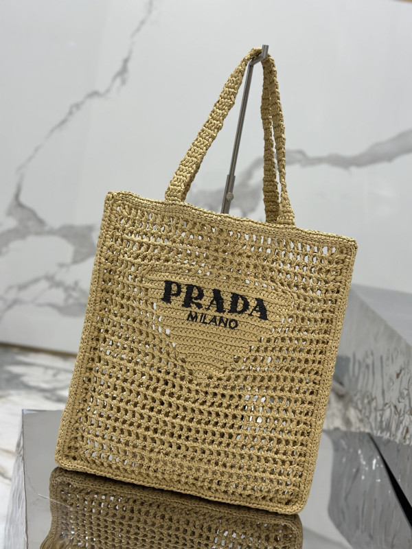 HOT SALE PRADA Crochet tote bag