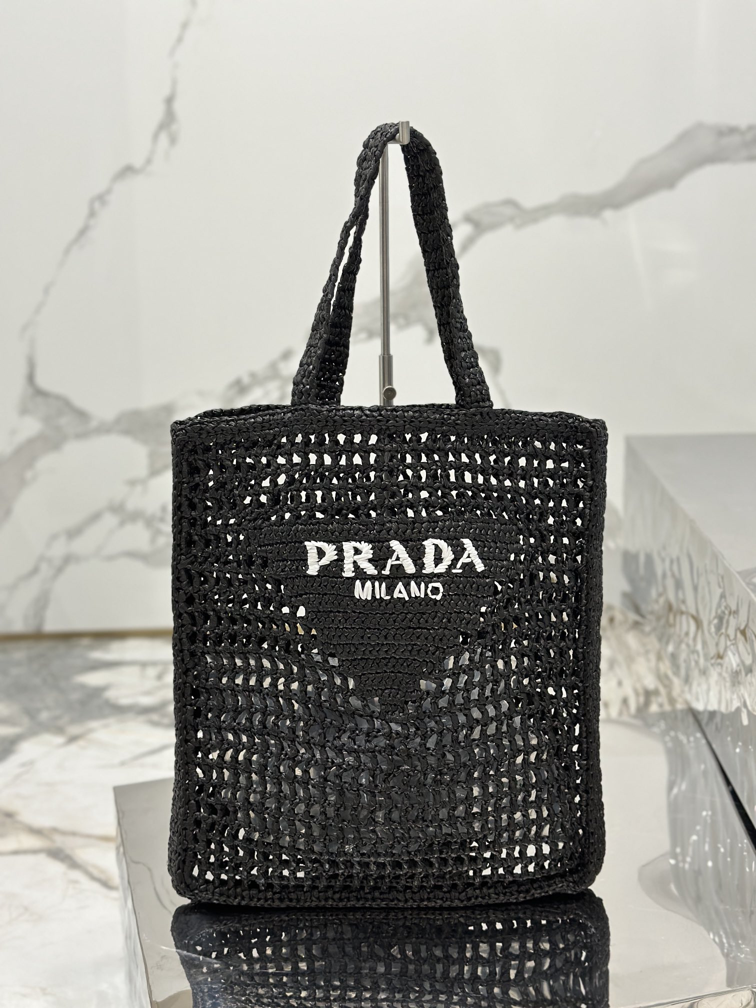 HOT SALE PRADA Crochet tote bag