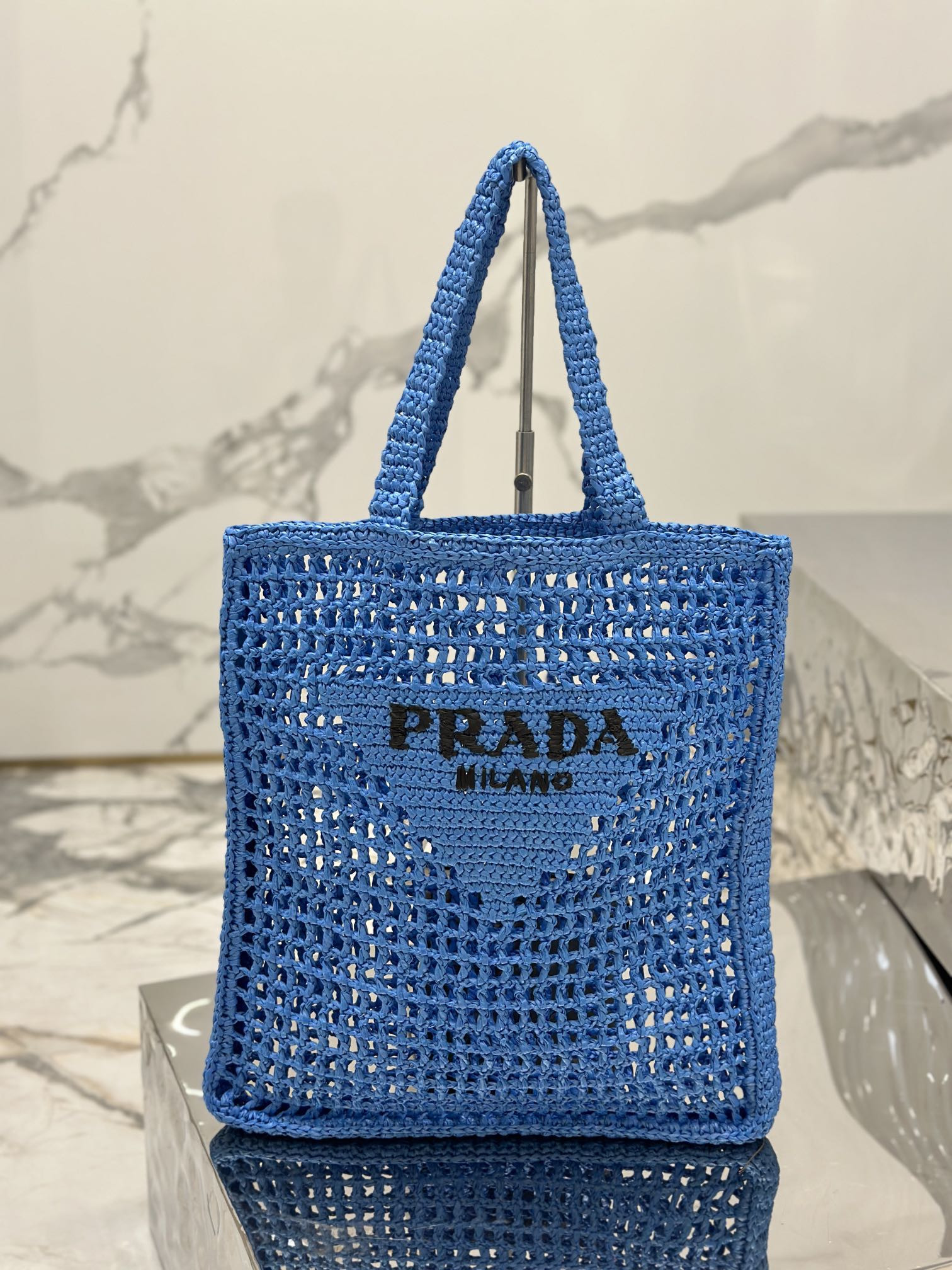 HOT SALE PRADA Crochet tote bag