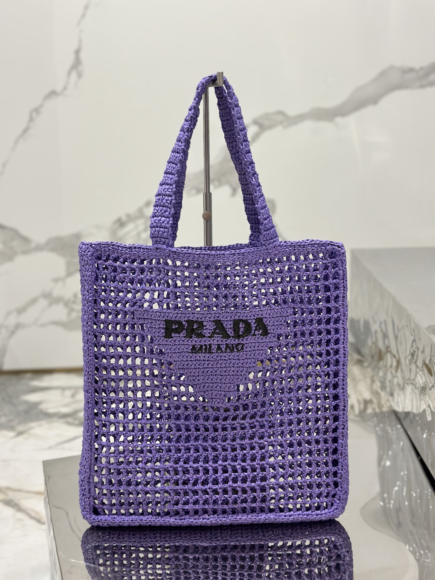 HOT SALE PRADA Crochet tote bag