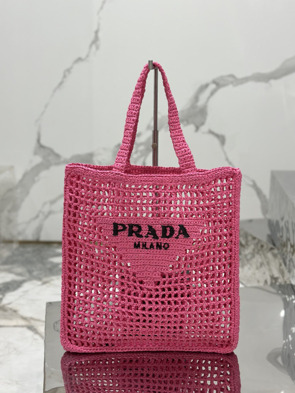 HOT SALE PRADA Crochet tote bag