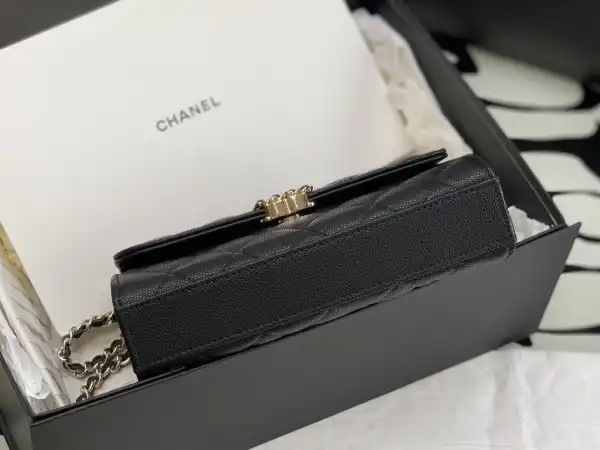 CHANEL FLAP BAG WITH TOP HANDLE-18CM