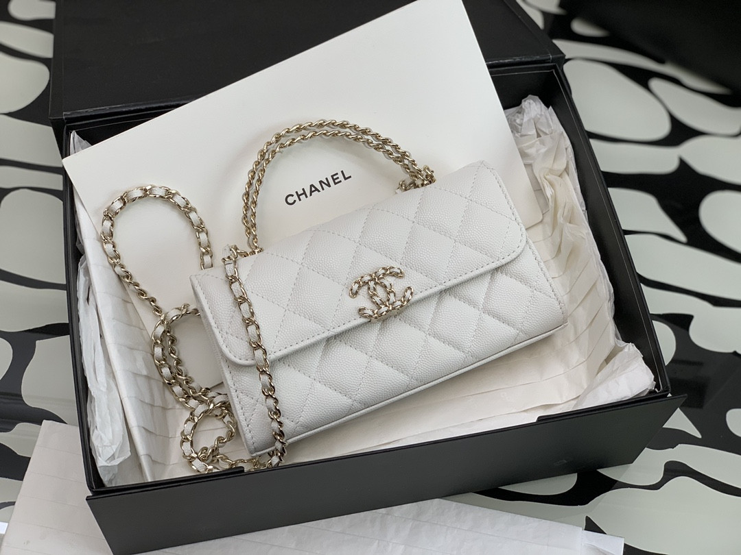 HOT SALE CL FLAP BAG WITH TOP HANDLE-18CM