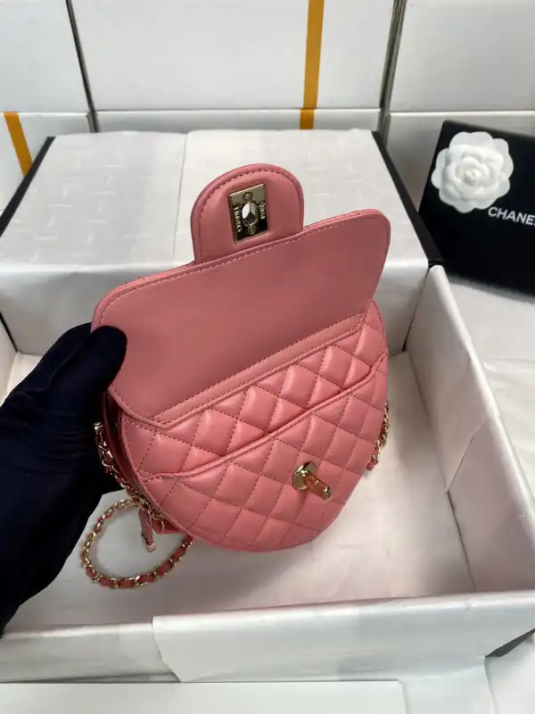 First bag ru CHANEL Heart Bag-18*16.5*6.5CM