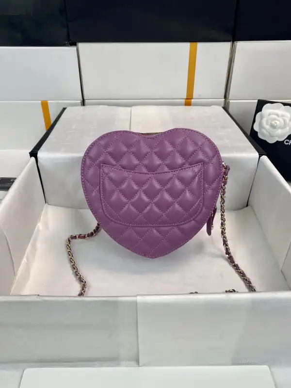 First bag ru CHANEL Heart Bag-18*16.5*6.5CM