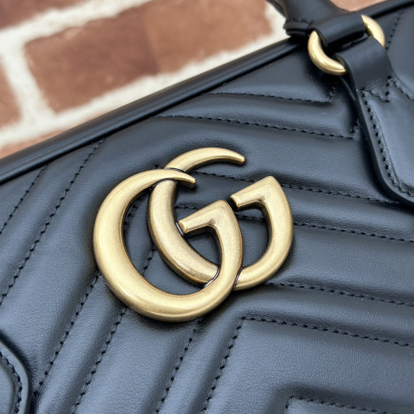 HOT SALE GUCCI MARMONT MEDIUM TOP HANDLE BAG