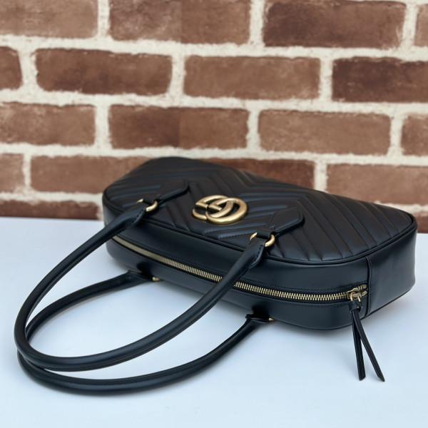 HOT SALE GUCCI MARMONT MEDIUM TOP HANDLE BAG