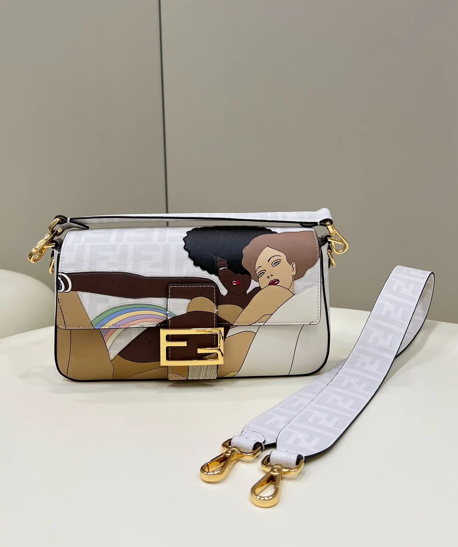 FENDI BAGUETTE-27*6*14CM