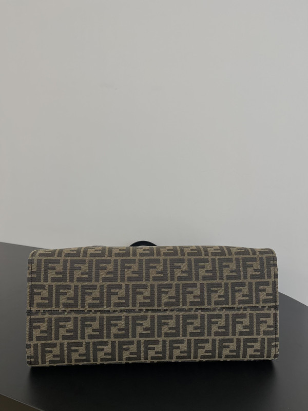 HOT SALE Fendi FF Jacquard Shopper-41*35*19cm