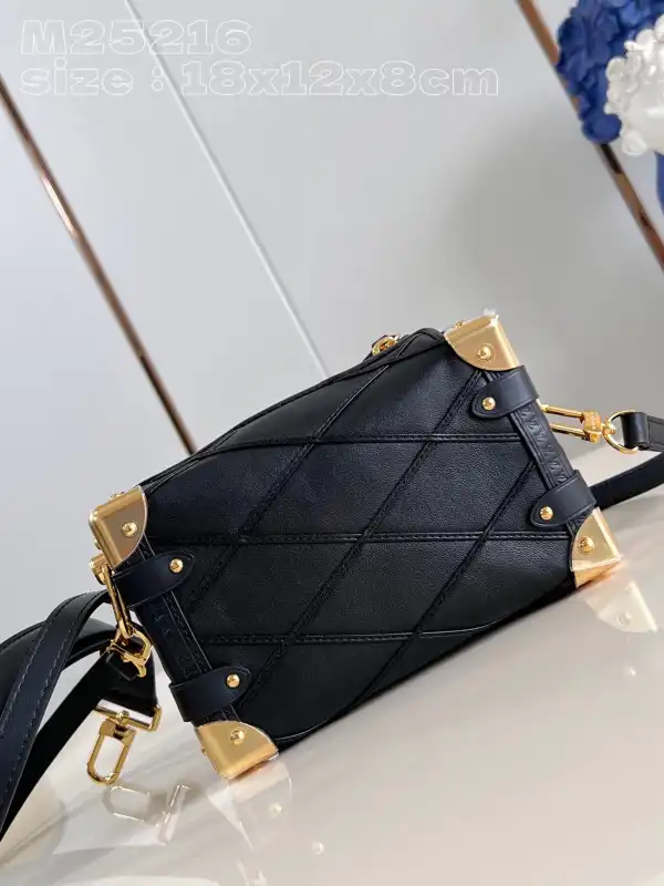 First bag ru LOUIS VUITTON Side Trunk PM-18*12.5*8CM