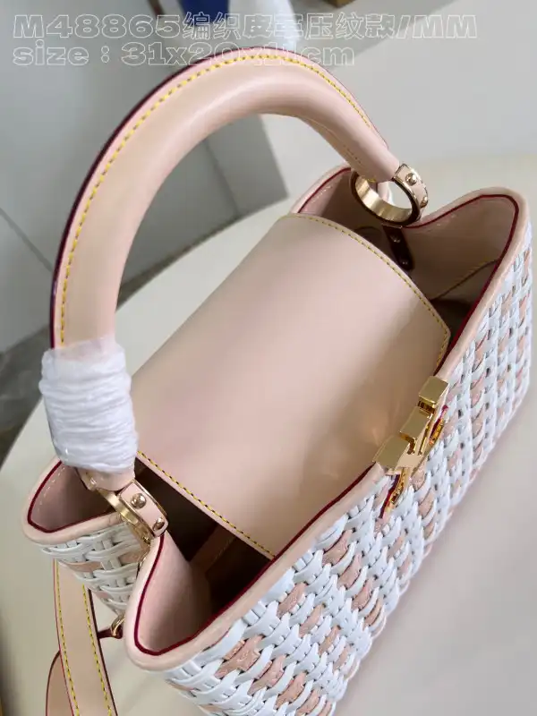 First bag ru LOUIS VUITTON CAPUCINES BB-31.5*20*11CM