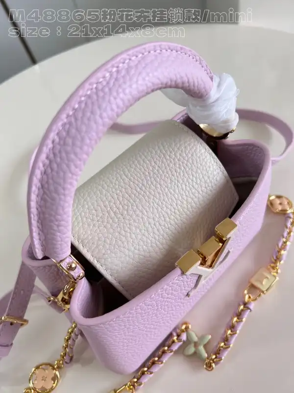 How to buy Cheap LOUIS VUITTON CAPUCINES MINI-21*14*8CM