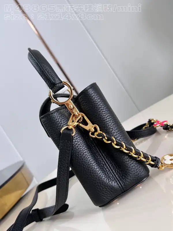 Rep LOUIS VUITTON CAPUCINES MINI-21*14*8CM