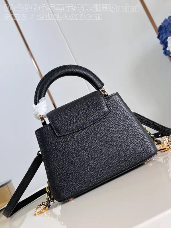 Rep LOUIS VUITTON CAPUCINES MINI-21*14*8CM