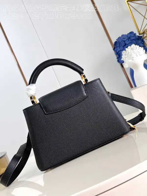 First bag ru LOUIS VUITTON CAPUCINES BB-27*18*9CM