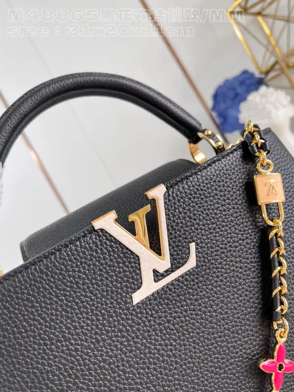 First bag ru LOUIS VUITTON CAPUCINES BB-31.5*20*11CM