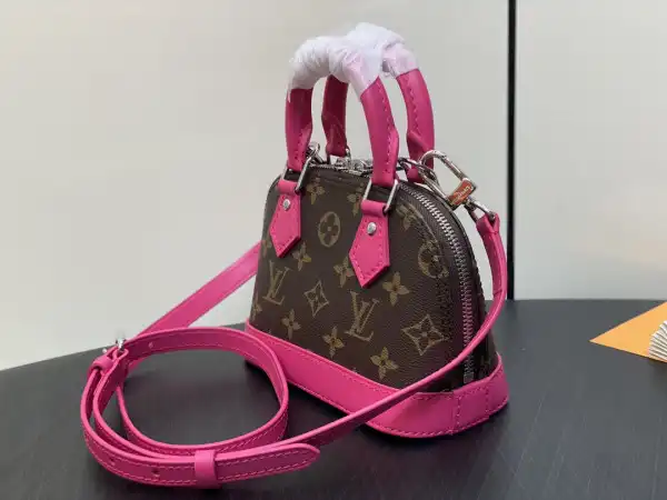 First bag ru LOUIS VUITTON Nano Alma-18*12*8cm