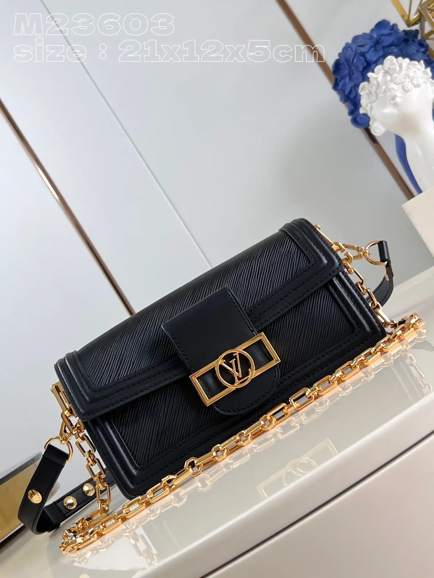 First bag ru LOUIS VUITTON DAUPHINE East West-21*12*5CM