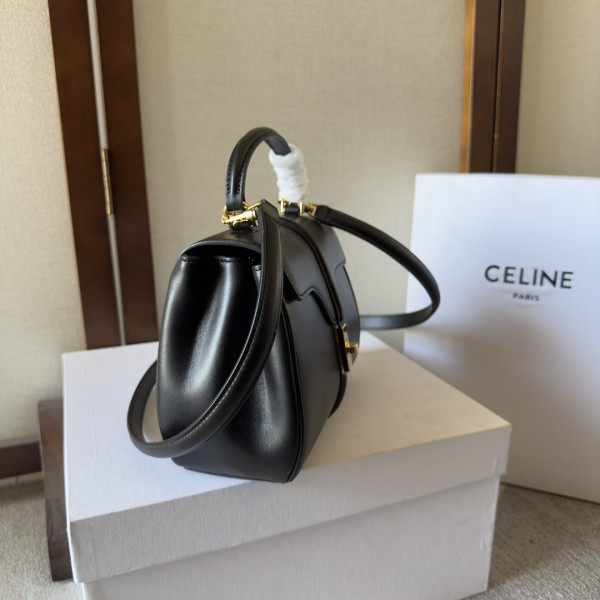 HOT SALE CELIN* MINI 16 IN SATINATED CALFSKIN-18.5*15.5*9cm