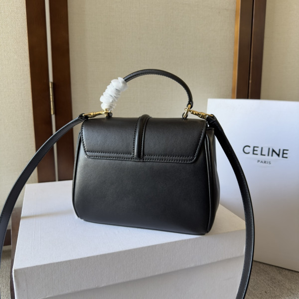 HOT SALE CELIN* MINI 16 IN SATINATED CALFSKIN-18.5*15.5*9cm