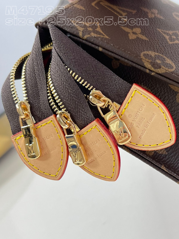 HOT SALE LOUIS VUITTON Trio Toilet Pouch-25*20*5.5cm