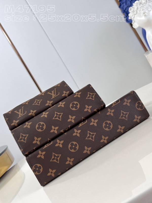 HOT SALE LOUIS VUITTON Trio Toilet Pouch-25*20*5.5cm