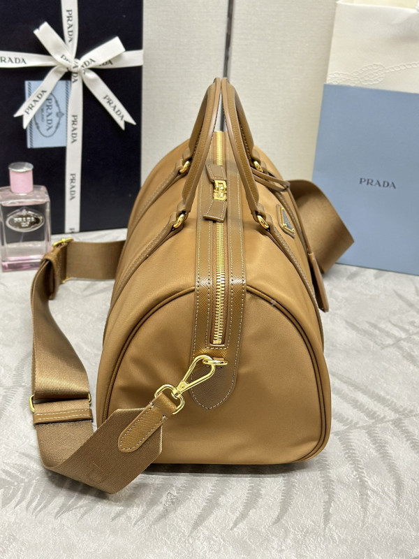 HOT SALE Prada Re-Nylon and Saffiano leather top-handle bag