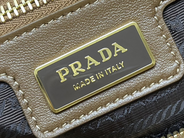 HOT SALE Prada Re-Nylon and Saffiano leather top-handle bag